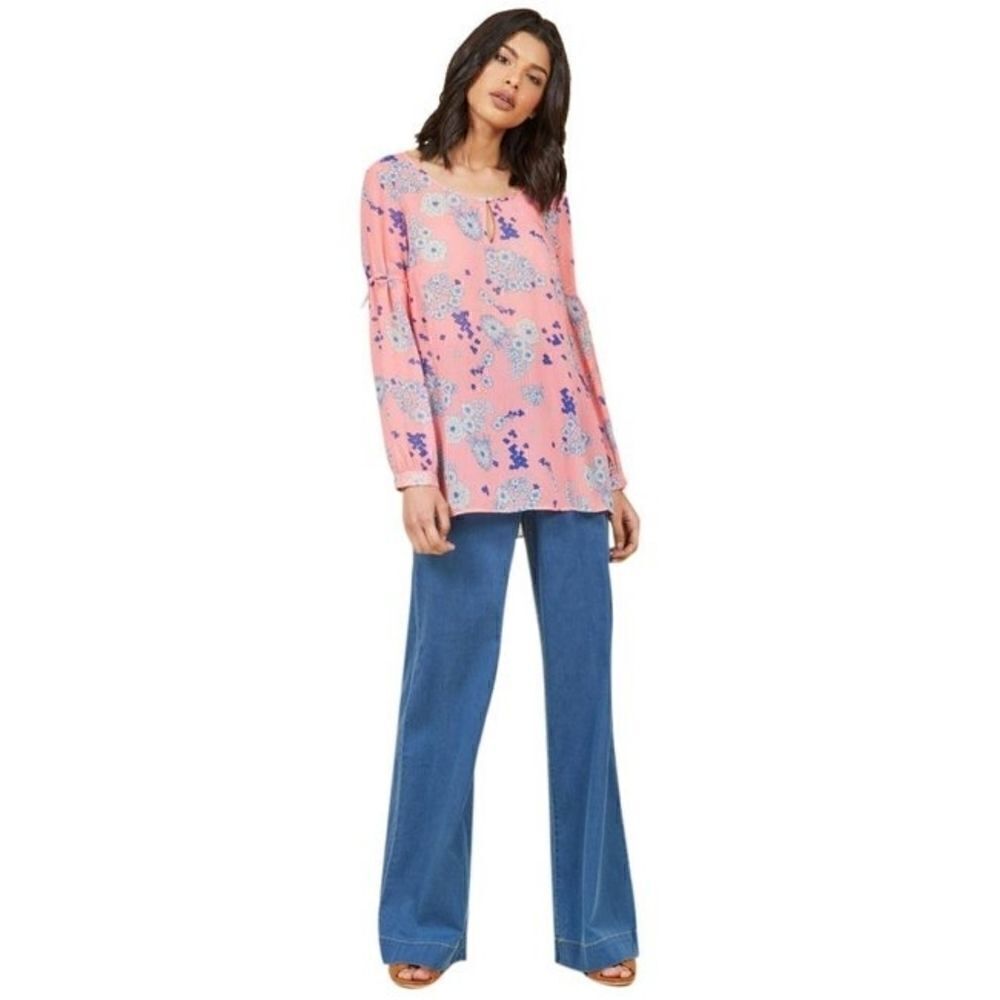 ModCloth Floral Prepped Paradise Long sleeve 1X